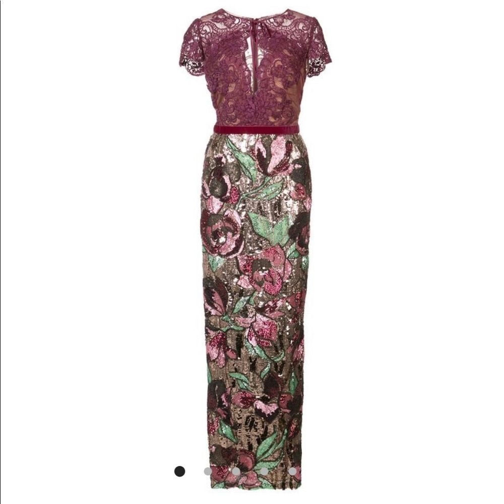 Marchesa Notte Sequin Dress size 4